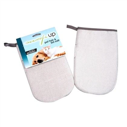 Pet hair lint mitt