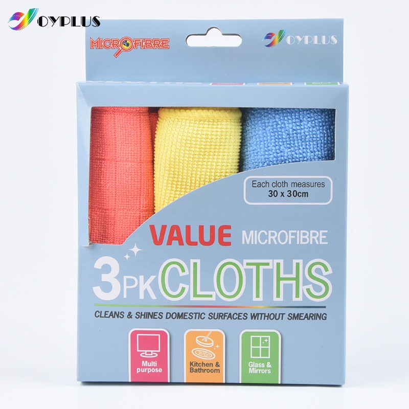 3 PK Value Microfiber Cloths