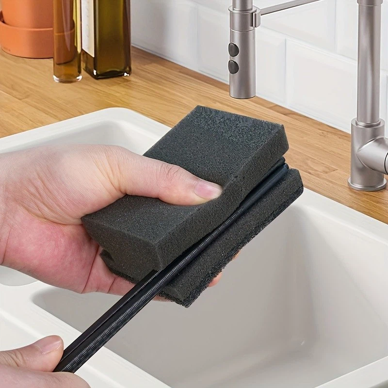 Black Multifunctional Kitchen Dishwashing Sponge best