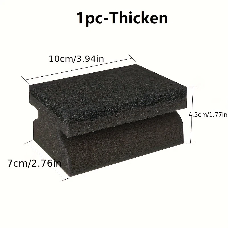 Black Multifunctional Kitchen Dishwashing Sponge manufacturers