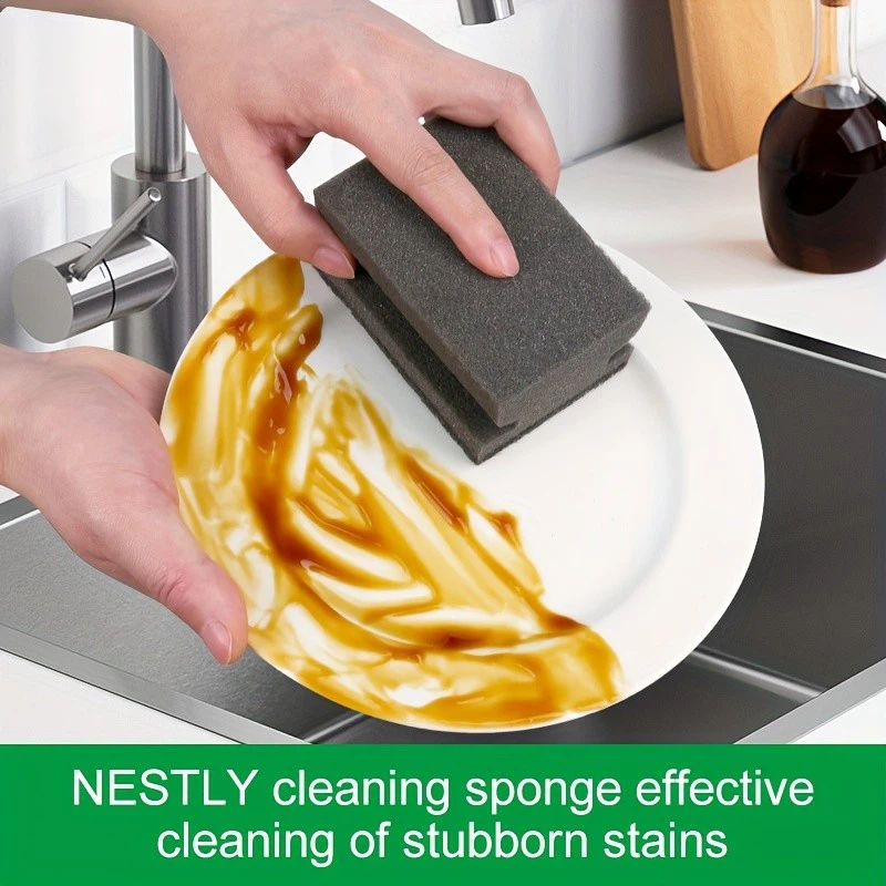 Black Multifunctional Kitchen Dishwashing Sponge price