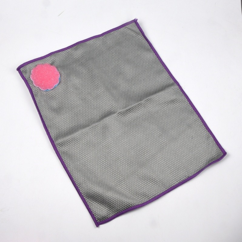 Microfiber Cloth And Sponge Cleaning Set factory
