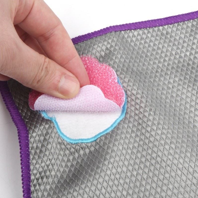 Microfiber Cloth And Sponge Cleaning Set high quality