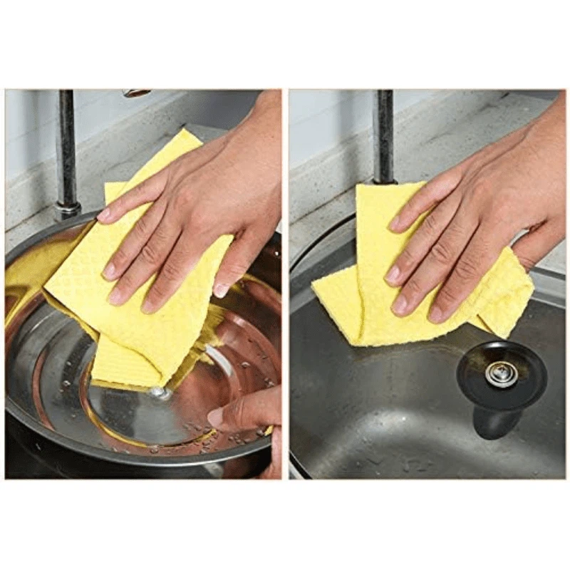 Reusable Cleaning Cellulose Sponge Cloths factory
