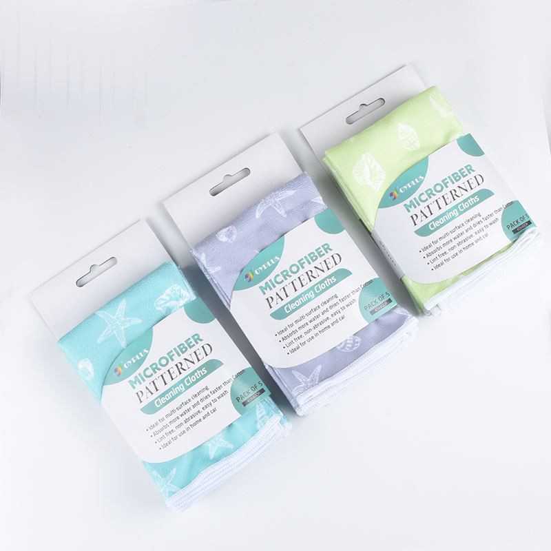 Patterned Microfiber Cloth