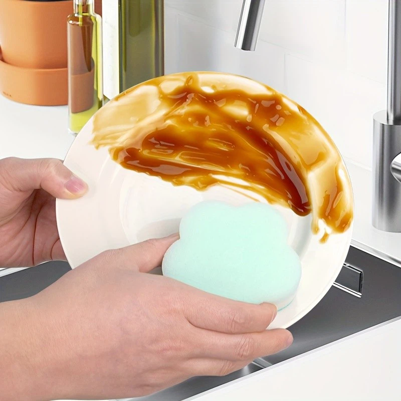 Peacock Blue Flower Sponge Cleaning Blocks price