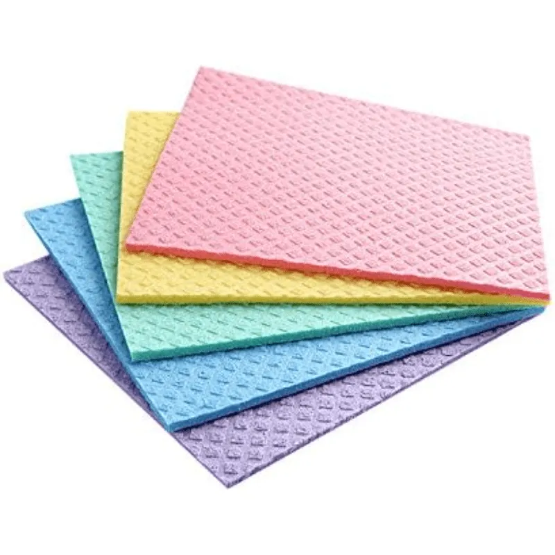 Reusable Cleaning Cellulose Sponge Cloths