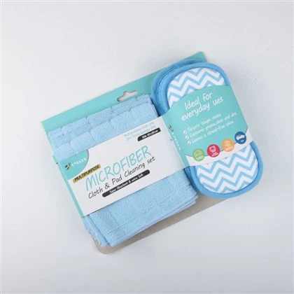 Microfiber Cloth And Pads Cleaning Set