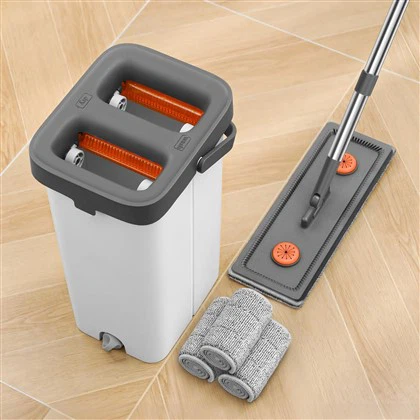 Mop And Bucket With Wringer Set