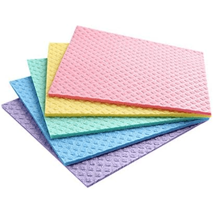 Reusable Cleaning Cellulose Sponge Cloths